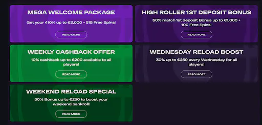 Glitchspin Casino bonus